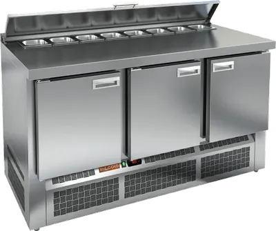 Столы для пиццы и салатов СТОЛ ДЛЯ САЛАТОВ HICOLD SLE2-111SN (1/6) (R290)