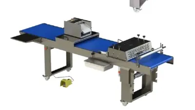 Механические передачи Стол рабочий конвейерный Rollmatic TB35/СТАНЦ.НАРЕЗКИ/ДИСТ. упр/бок.стол/спец. наборы ножей