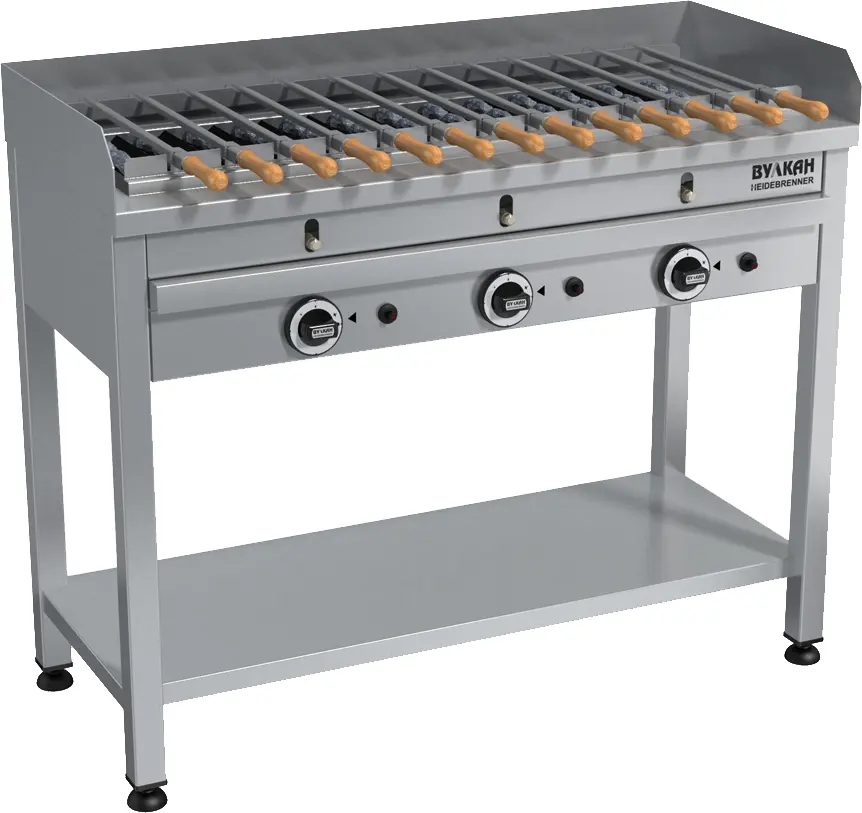 Гриль-мангал Вулкан-Heidebrenner BPD 03 Кастель, 8010, газовый