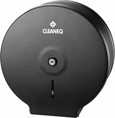 Диспенсеры бумаги для WC Диспенсер CLEANEQ KW-7300, для туалетной бумаги, черный матовый