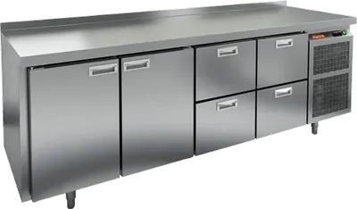 Столы холодильные СТОЛ С МОРОЗИЛЬНЫМ ШКАФОМ HICOLD SN 1122/BT (R290)