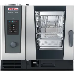 Пароконвектомат Rational iCombi Classic 6-1/1 Elektro+Левая навеска дверцы рабочей камеры