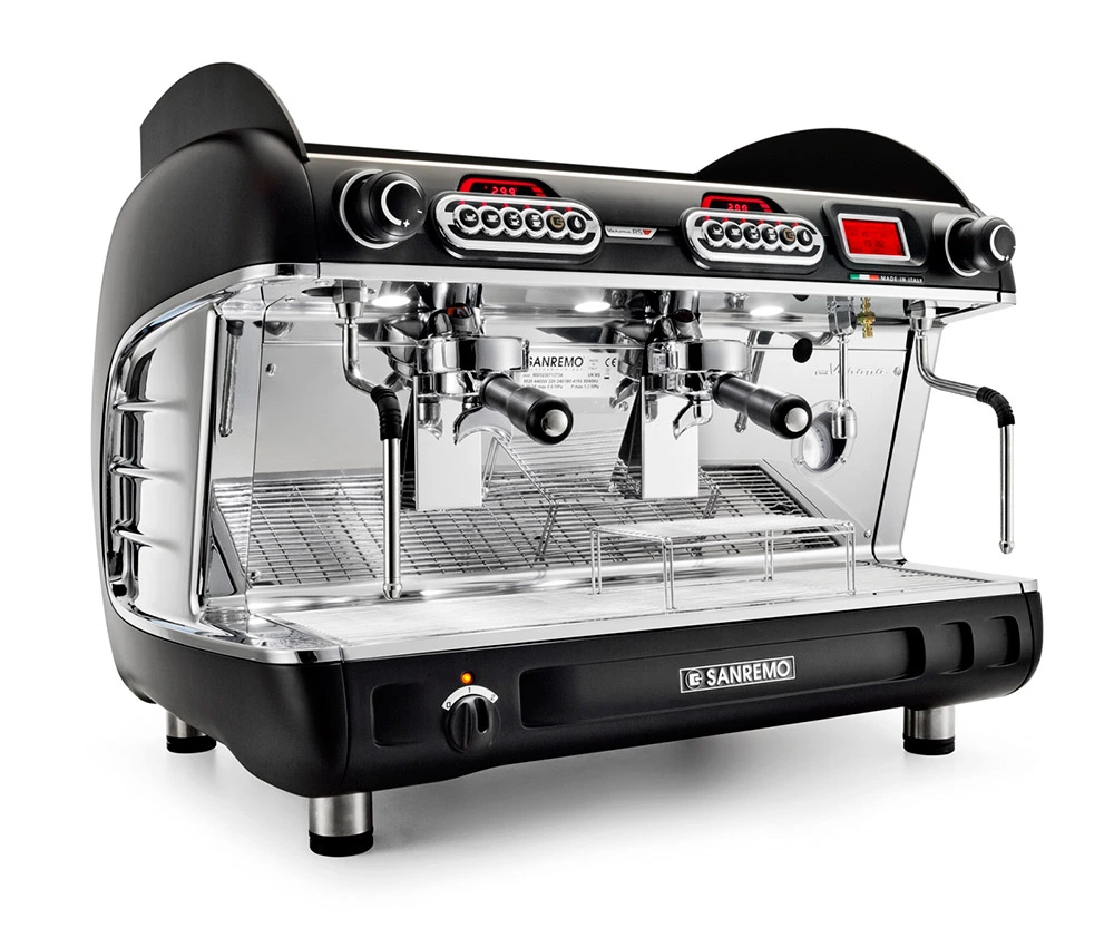 Кофемашина т.м. Sanremo сер. Verona мод. Verona Tall 2 гр. 220В, автомат, экономайзер, чёрная