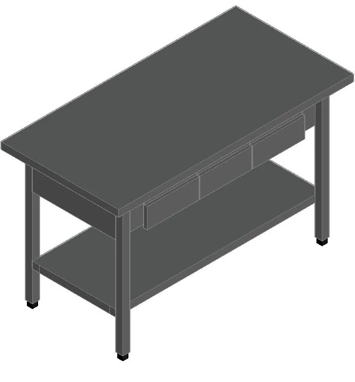 Столы производственные СТОЛ С ВЫДВИЖНЫМИ ЯЩИКАМИ СТН-7-2 21000801099