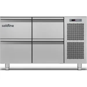 Столы холодильные Стол холодильный Coldline TS13/1M-710+2хRefrigerated drawers ½