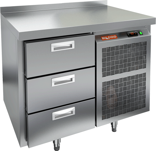 СТОЛ С МОРОЗИЛЬНЫМ ШКАФОМ HICOLD SN 3/BT (R290)