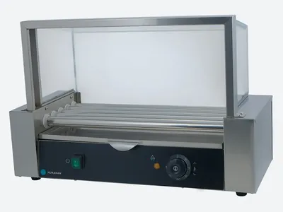 Грили роликовые ГРИЛЬ ДЛЯ HOT DOG HURAKAN HKN-GW5MC С ЭКРАНОМ