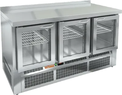 Столы холодильные СТОЛ С ХОЛОДИЛЬНЫМ ШКАФОМ HICOLD GNEG 111 HT (R290)