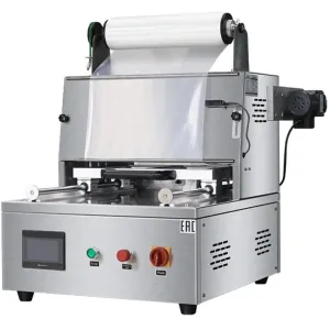 Запайщик лотков HUALIAN MACHINERY HLV-400T (187*137*75, 2 лотка за цикл) с газонаполнением