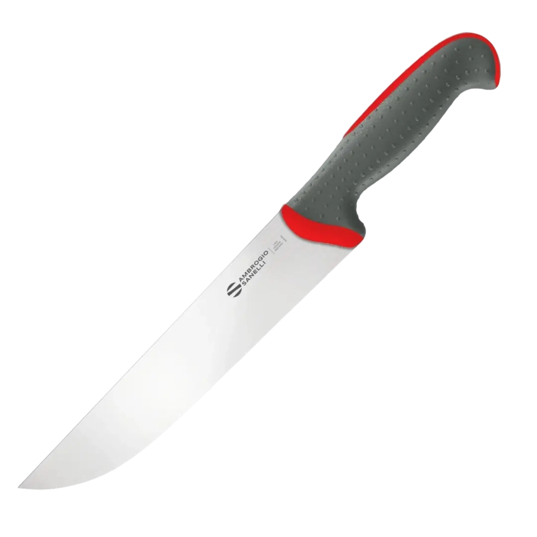 Нож Sanelli Ambrogio серии Tecna, TM09022R, для мяса 220 мм, красный