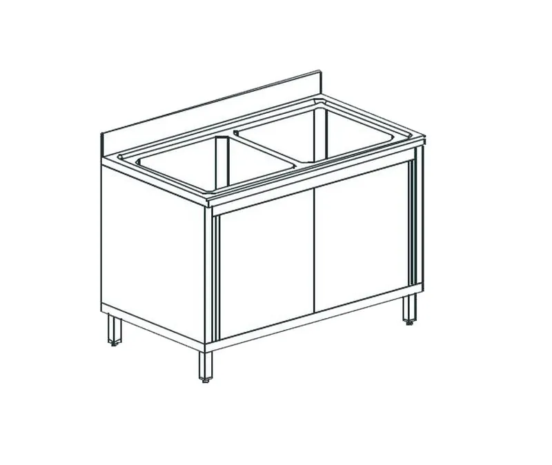 Ванна моечная APACH CHEF LINE L2S147-55SD