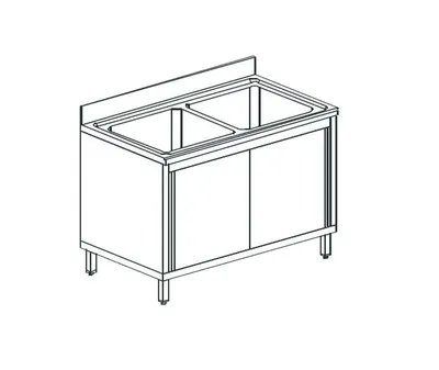 Ванны моечные ВАННА МОЕЧНАЯ APACH CHEF LINE L2S167-65SD