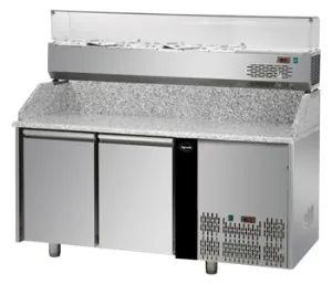 Столы для пиццы и салатов СТОЛ ДЛЯ ПИЦЦЫ APACH APZ02+VR4 160 VD