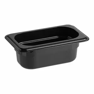 Гастроёмкости и крышки Гастроемкость GN1/9х65 поликарбонат черный Cambro 92CW-110