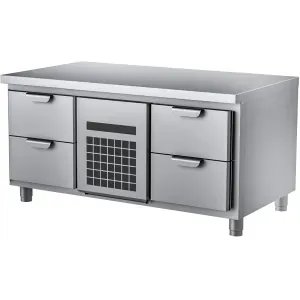 Столы холодильные Стол холодильный низкий HappyChef TC GL 2-CR-2