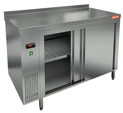 Столы тепловые TS 12 SN (1200x600x850) тепловой стол-купе пристенный, HICOLD RUS
