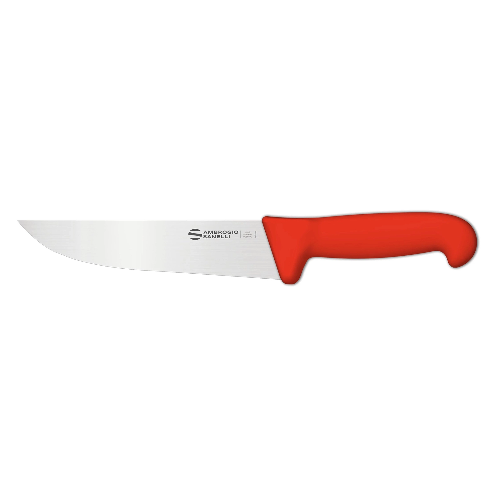 Нож Sanelli Ambrogio серии Supra Colore, SM09018R, для мяса 180 х 37 мм, красный