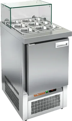 Столы для пиццы и салатов СТОЛ ДЛЯ САЛАТОВ HICOLD SLE3-1GN НИЗКОЕ СТЕКЛО (R290)