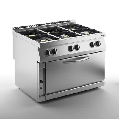 Плиты профессиональные ПЛИТА ГАЗОВАЯ 6 КОНФОРОЧН. 900 СЕРИИ APACH CHEF LINE SLRRG129FG