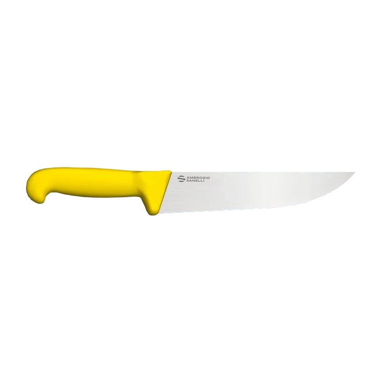 Нож Sanelli Ambrogio серии Supra Colore, SM09024Y, для мяса 240 х 44 мм, желтый