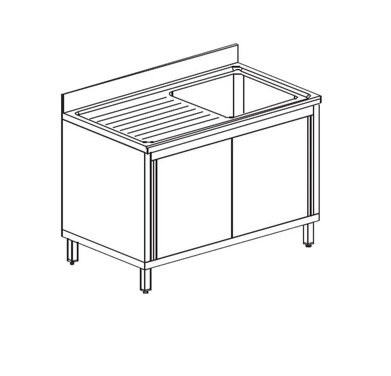 Ванна моечная APACH CHEF LINE LS157-65LWSD