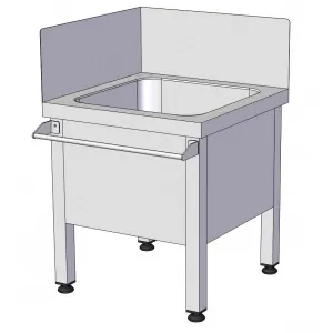 Ванна моповая RoboLabs ПДУ-050/50-В104-Д