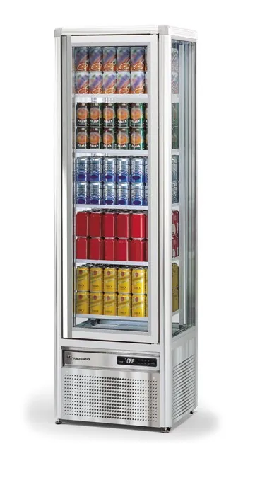 Шкафы морозильные ШКАФ ХОЛОД. СО СТЕКЛОМ TECFRIGO SNELLE 281 G СЕРЕБР.+ЗАМОК