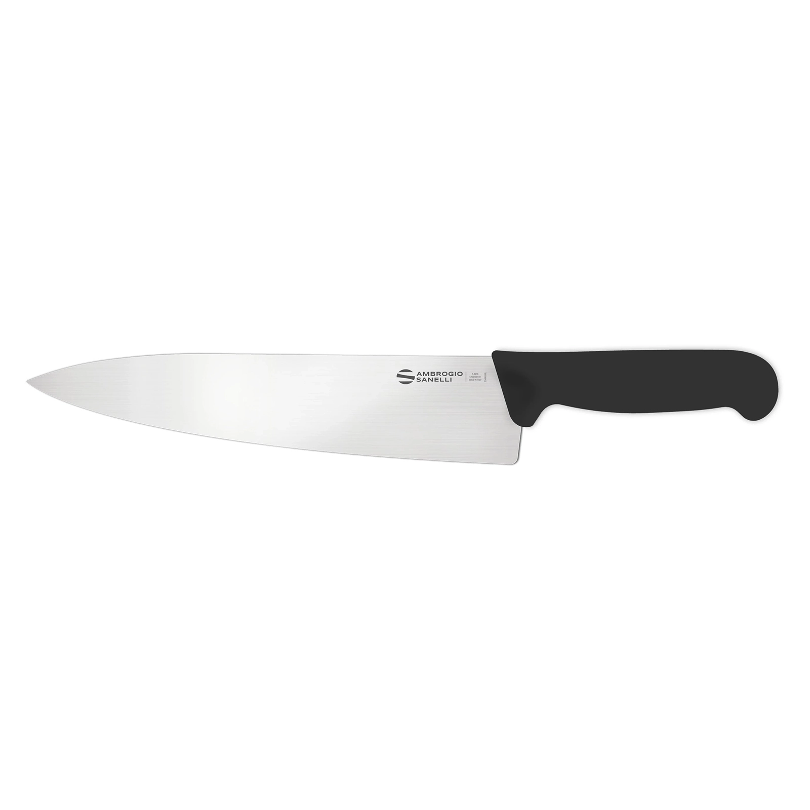 Нож Sanelli Ambrogio серии Supra, SC49026B, кухонный 260 х 57 мм, черный