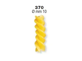 Рабочие органы и насадки Форма LA MONFERRINA для P6/P12 FUSILLI (3 PRINCIPI) 10 MM 370 бронза