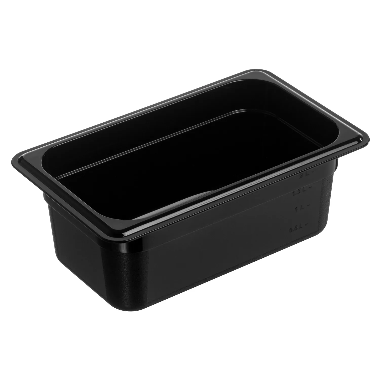 Гастроемкость 1/4 h=100 мм. 265*162 мм. 2,5 л. поликарб. черная GP Gastroplast