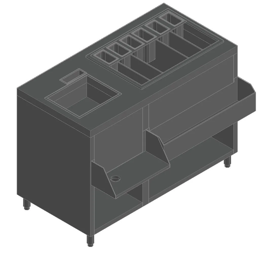 Станция барная Hicold НБМКС-12/6ПК без ящиков