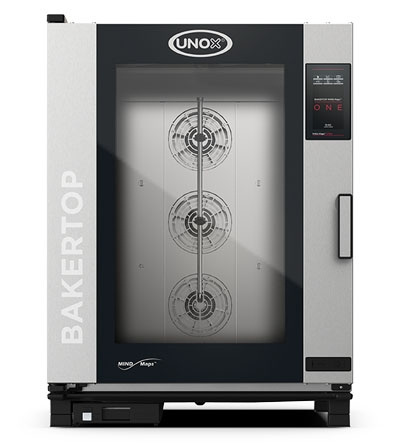 Пароконвектоматы Пароконвектомат UNOX XEBC-10EU-E1RM-MP, электрический, с универсальными направляющими