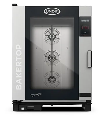 Пароконвектоматы Пароконвектомат UNOX XEBC-10EU-E1RM-MP, электрический, с универсальными направляющими