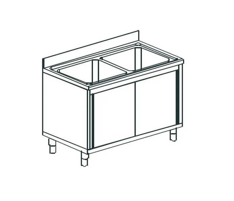 Ванны моечные ВАННА КОТЛОМОЕЧНАЯ APACH CHEF LINE L2P167-75SD