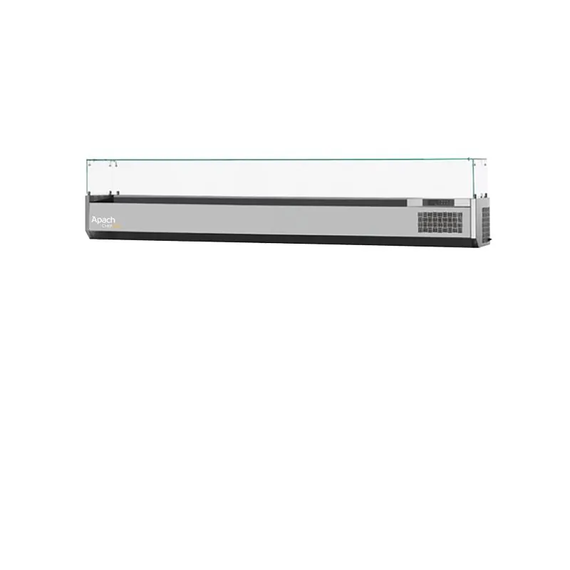 Витрины холодильные универсальные ВИТРИНА ХОЛОДИЛЬНАЯ СО СТЕКЛОМ APACH CHEF LINE LDR25038GR Б/АГРЕГАТА