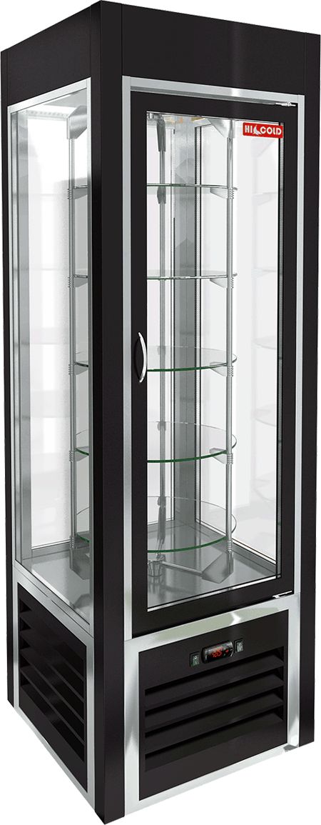 Витрины кондитерские ВИТРИНА КОНДИТ/ВЕРТИКАЛЬНАЯ HICOLD VRC 350 R Sh BLACK FR