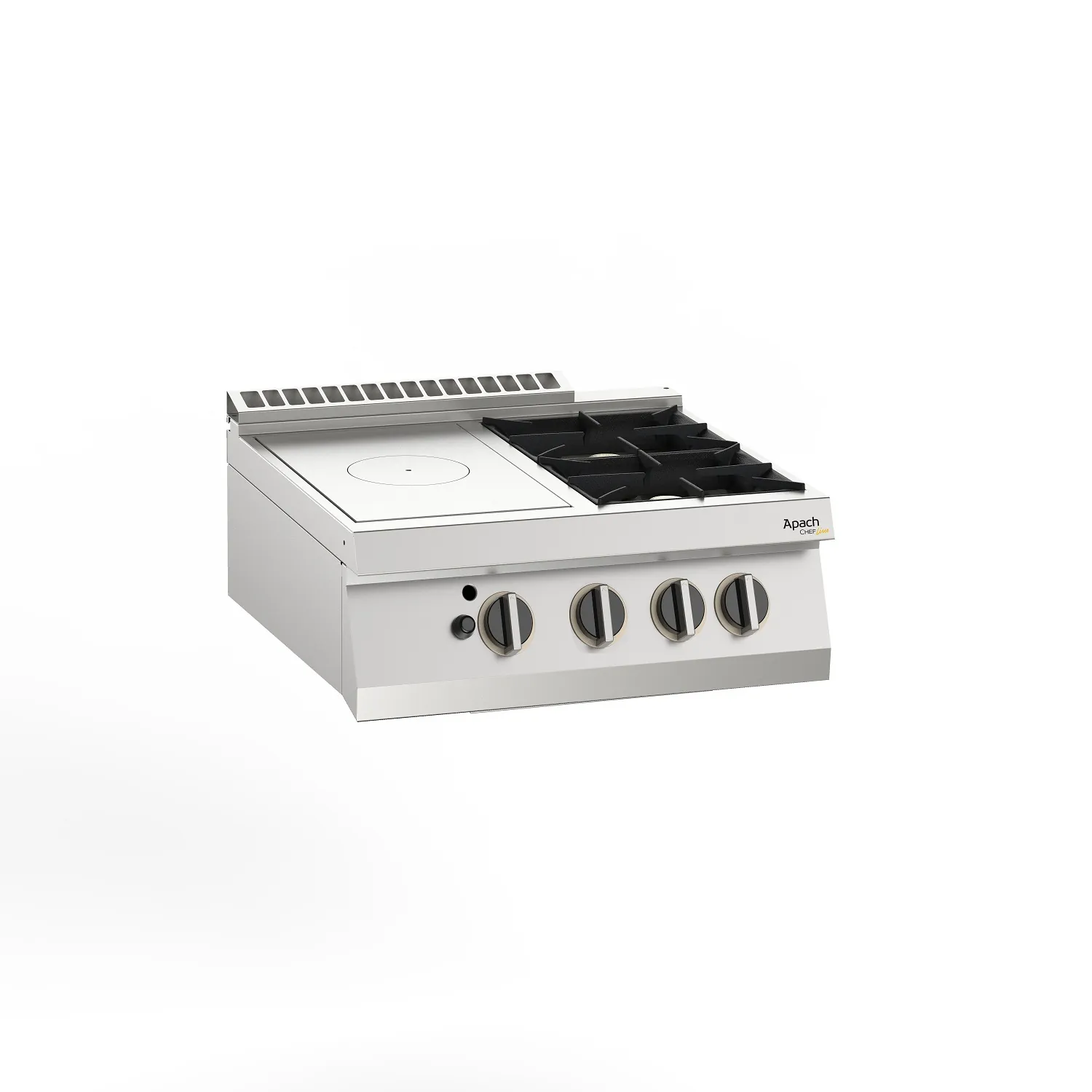 Плиты профессиональные ПЛИТА СО СПЛОШНОЙ ПОВЕРХНОСТЬЮ ГАЗОВАЯ 900 СЕРИИ APACH CHEF LINE SLRSTG89R2DX