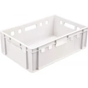 Ящики и лотки Ящик L 60см w 40см h 20см мясной Тара 207м белый