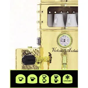 Кофемашины Кофемашина рожковая автоматическая Victoria Arduino Venus bar 3V brass, 220V