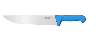 Инвентарь и инструмент Нож Sanelli Ambrogio серии Supra Colore, SM09024L, для мяса 240 х 44 мм, синий