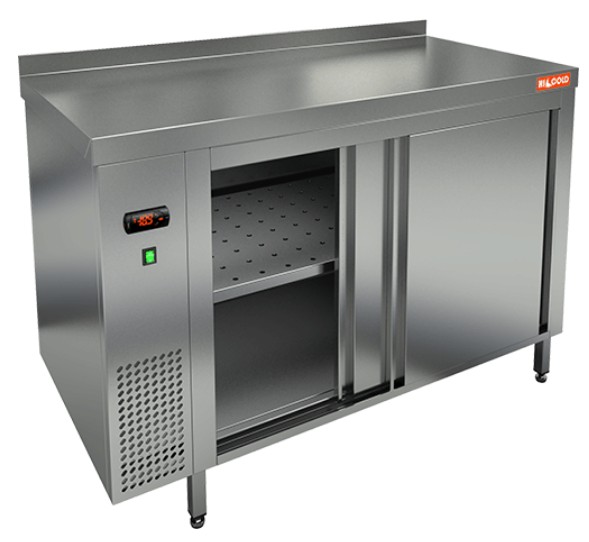 Столы тепловые TS 12 SN (1200x600x850) тепловой стол-купе пристенный, HICOLD RUS