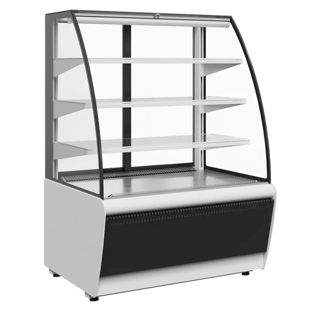 Витрины кондитерские Витрина кондитерская Полюс K70 VM 0,9-2 STANDARD 9006-9005 (открытая)