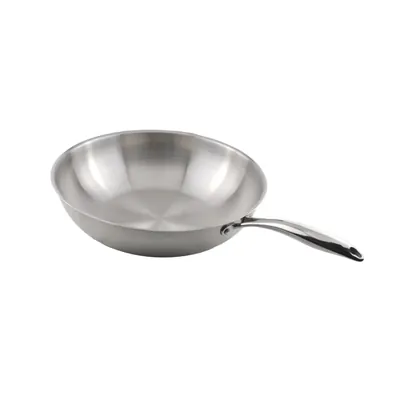 Сковорода Wok d=30 см. h=9 см. 5,1 л. нерж. (индукция) MGprof
