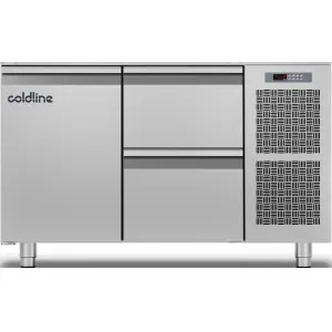 Столы морозильные Стол морозильный Coldline TS13/1B-710+1хRefrigerated drawers ½