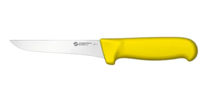 Инвентарь и инструмент Нож Sanelli Ambrogio серии Supra Colore, SD07014Y, обвалочный узкий 140 мм, желтый