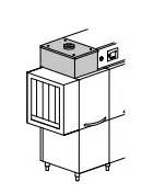Конвейерные посудомоечные машины МАШИНА Д/МОЙКИ ЯЩИКОВ DIHR VX 231 DX+SC10