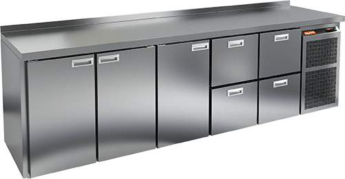 СТОЛ С МОРОЗИЛЬНЫМ ШКАФОМ HICOLD GN 11122 BR2 BT (R290)