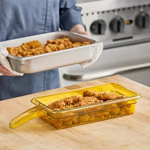 Гастроемкость GN1/3х65 H-PAN с 1-й ручкой поликарбонат янтарный Cambro 32HP1H-150