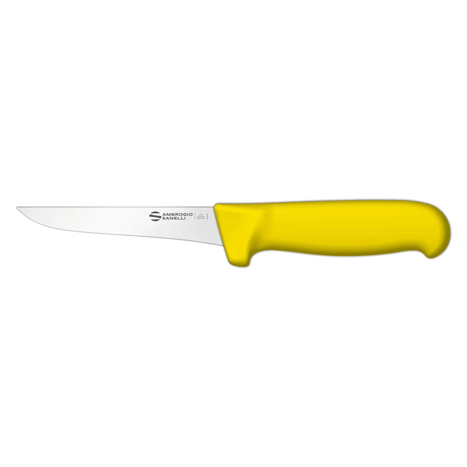 Нож Sanelli Ambrogio серии Supra Colore, SD07012Y, обвалочный узкий 120 мм, желтый