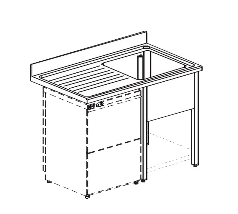 Ванна моечная APACH CHEF LINE LS146-54LWD